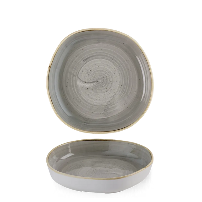 Stonecast Gray Organic Walled Bowl 23cm x 4.5cm 6/box