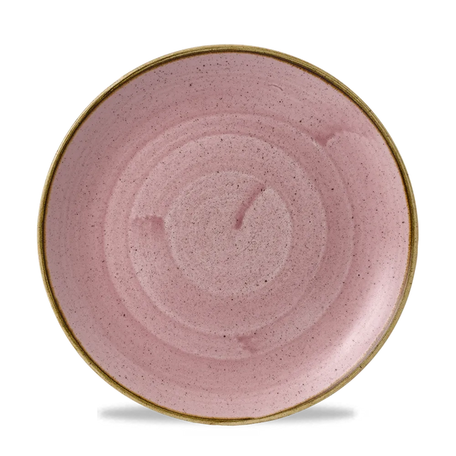 Stonecast Petal Pink Evolve Coupe Plate 27 cm 12/box