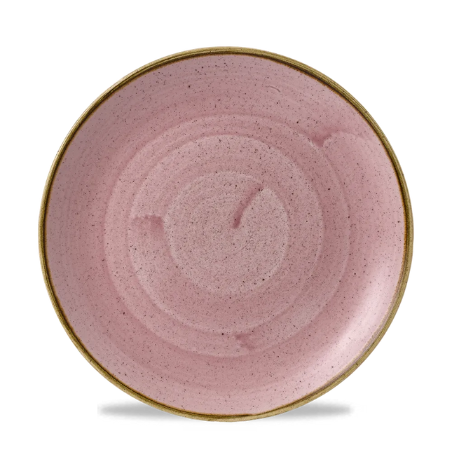 Stonecast Petal Pink Evolve Coupe Plate 22.9 cm 12/box