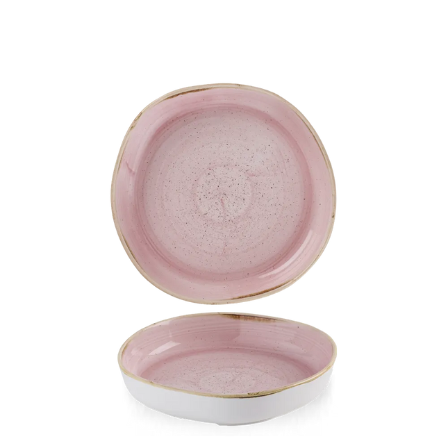 Stonecast Petal Pink Organic Walled Bowl 20cm x 4.5cm 6/box