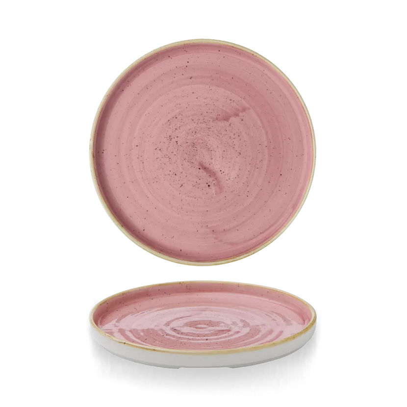 Stonecast Petal Pink Walled Plate 21 cm 6/box