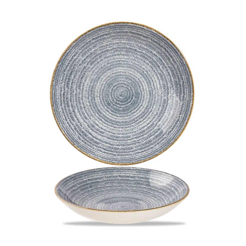 Studio Prints Slate Blue Coupe Bowl 18cm 12/box