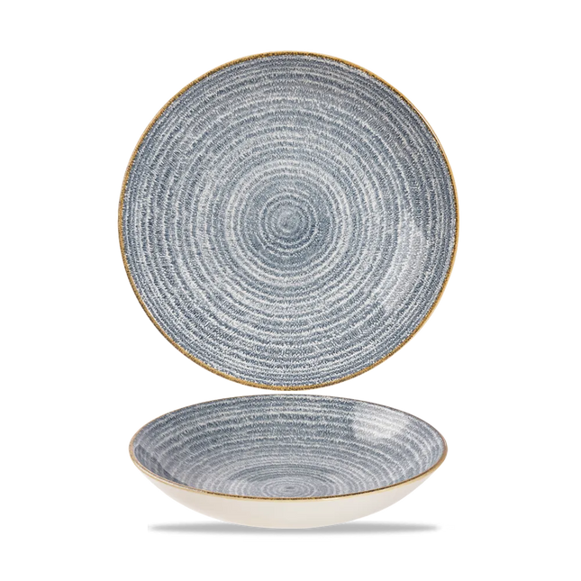 Studio Prints Slate Blue Coupe Bowl 18cm 12/box