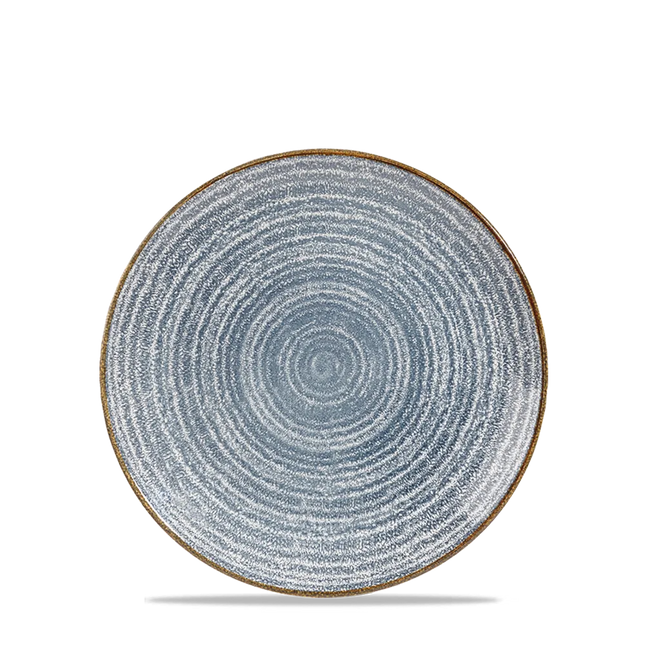 Studio Prints Slate Blue Evolve Coupe Plate 17cm 12/box