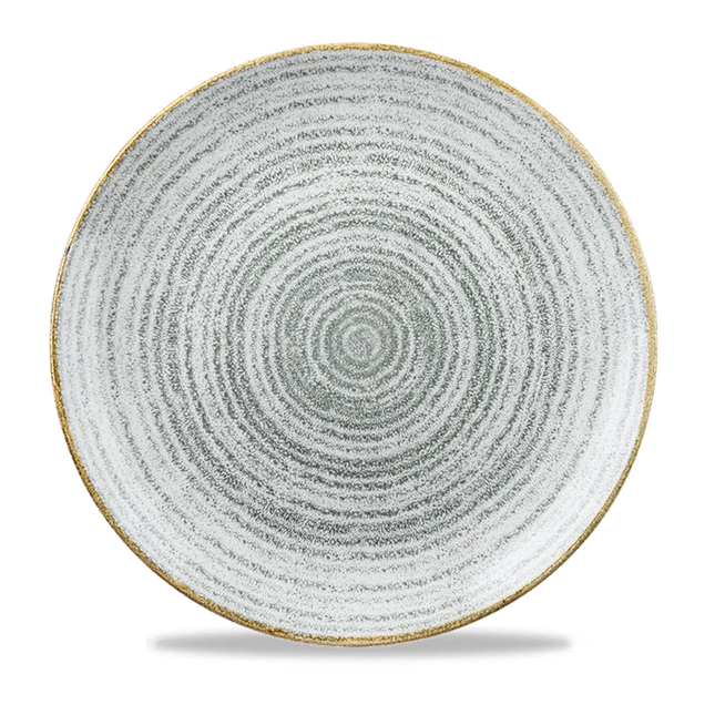 Studio Prints Stone Gray Evolve Coupe Plate 29cm 12/box