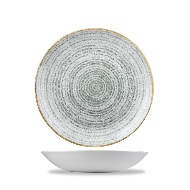 Studio Prints Stone Gray Coupe Bowl 18cm 12/box