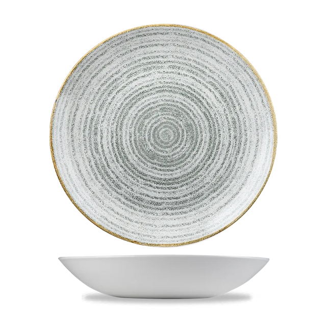 Studio Prints Stone Gray Evolve Coupe Bowl 25cm 12/box