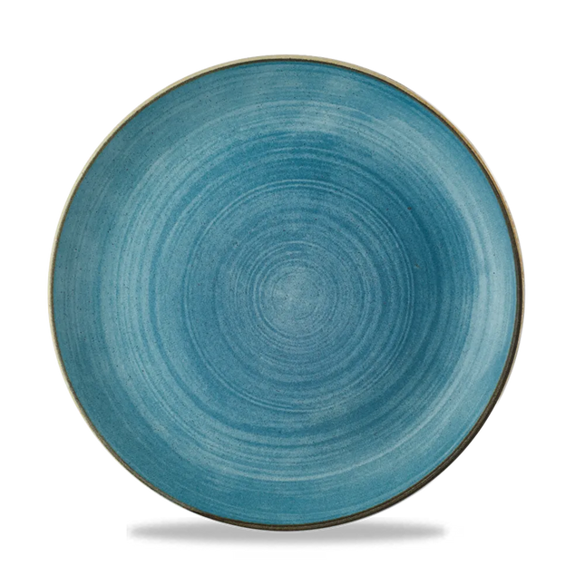 Stonecast Raw Teal Evolve Coupe Plate 26 cm 12/box