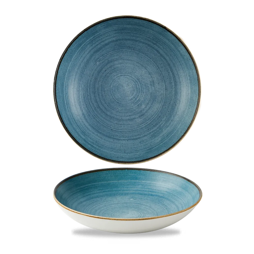 Stonecast Raw Teal Coupe Bowl 18,2 cm 12/box