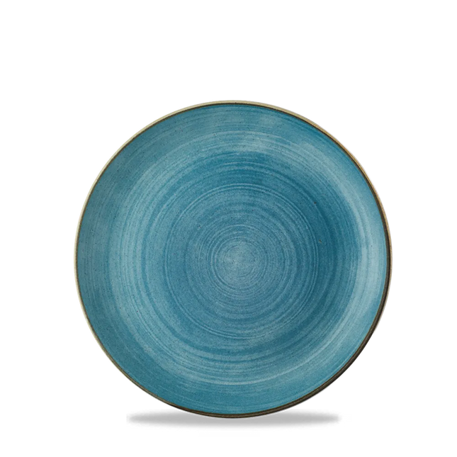 Stonecast Raw Teal Evolve Coupe Plate 16.5 cm 12/box