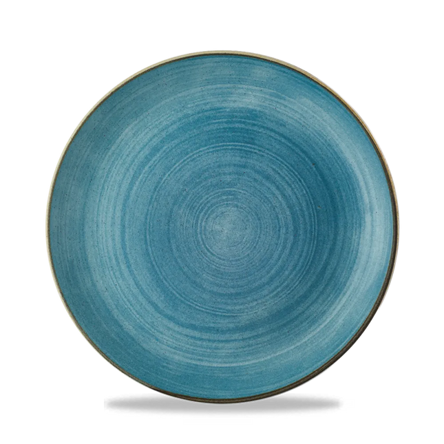 Stonecast Raw Teal Evolve Coupe Plate 21 cm 12/box