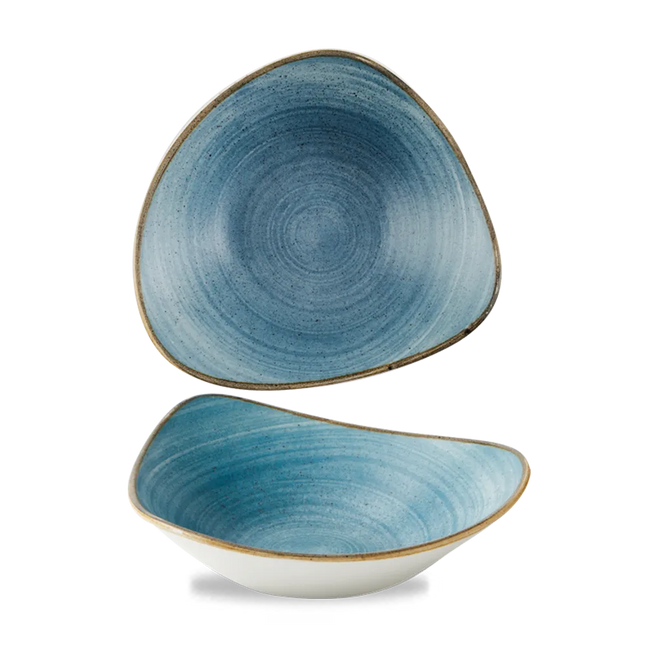 Stonecast Raw Teal Lotus Bowl 23cm 12/box