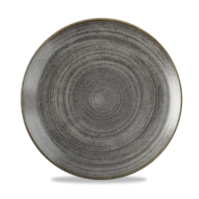 Stonecast Raw Black Evolve Coupe Plate 26 cm 12/box