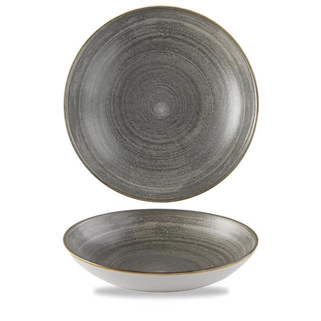 Stonecast Raw Black Evolve Coupe Bowl 1136ml 12/box