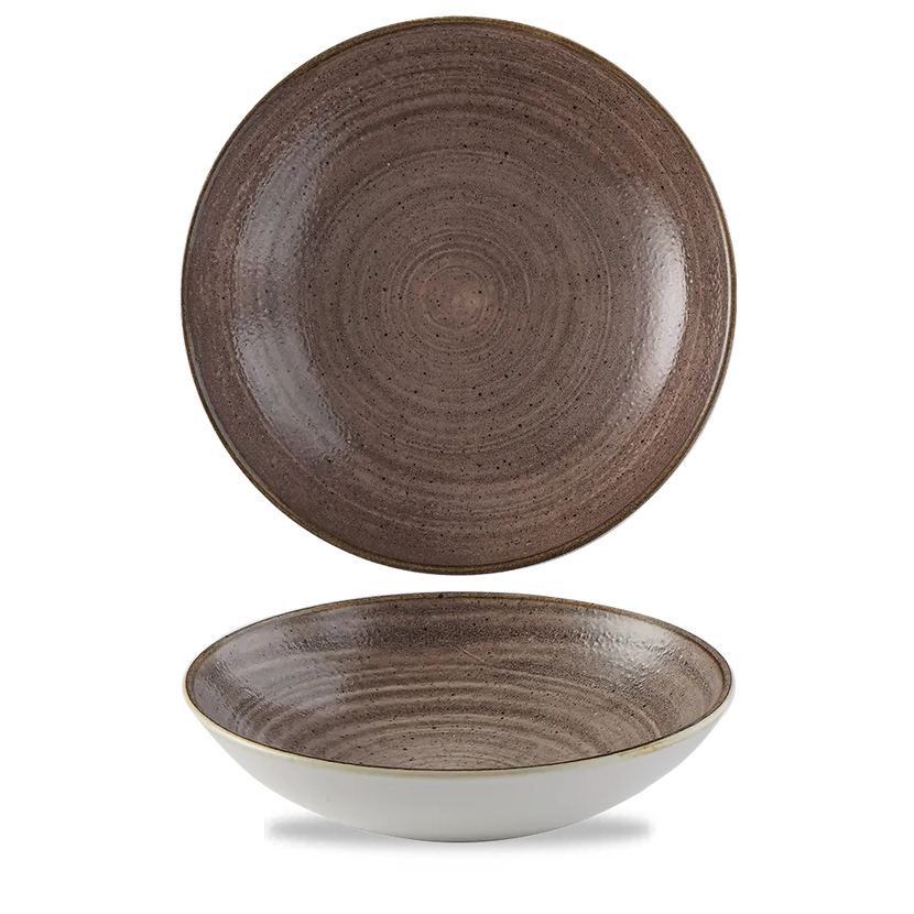 Stonecast Raw Brown Evolve Coupe Bowl 12/box