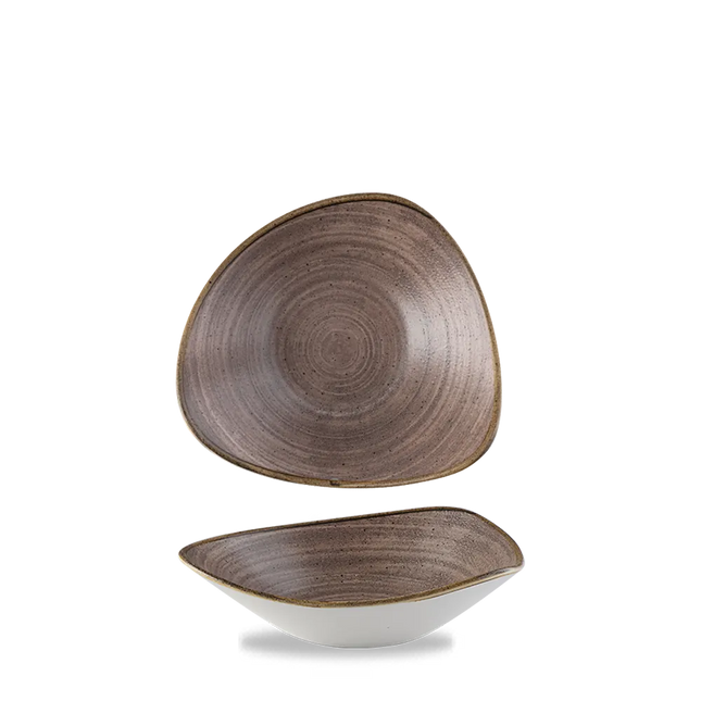 Stonecast Raw Brown Lotus Bowl 370 ml 12/box