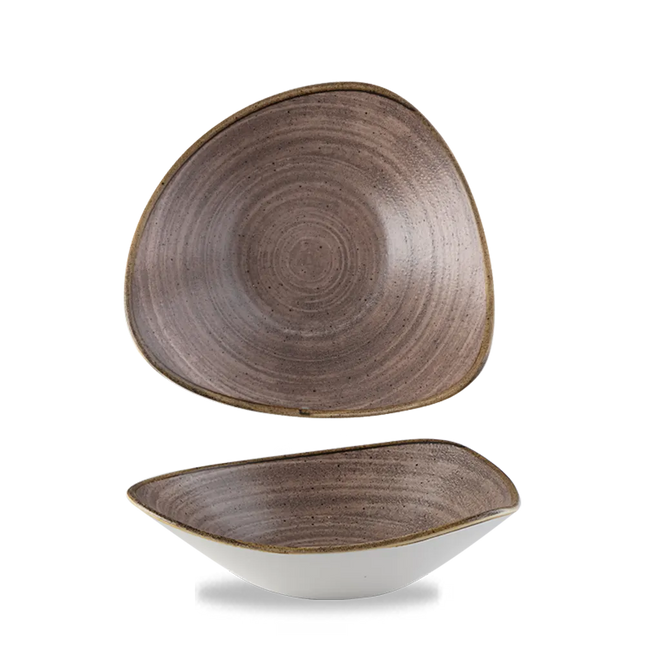 Stonecast Raw Brown Lotus Bowl 600 ml 12/box