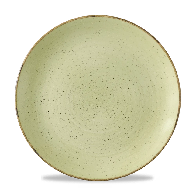 Stonecast Raw Green Evolve Coupe Plate 28.8 cm 12/box