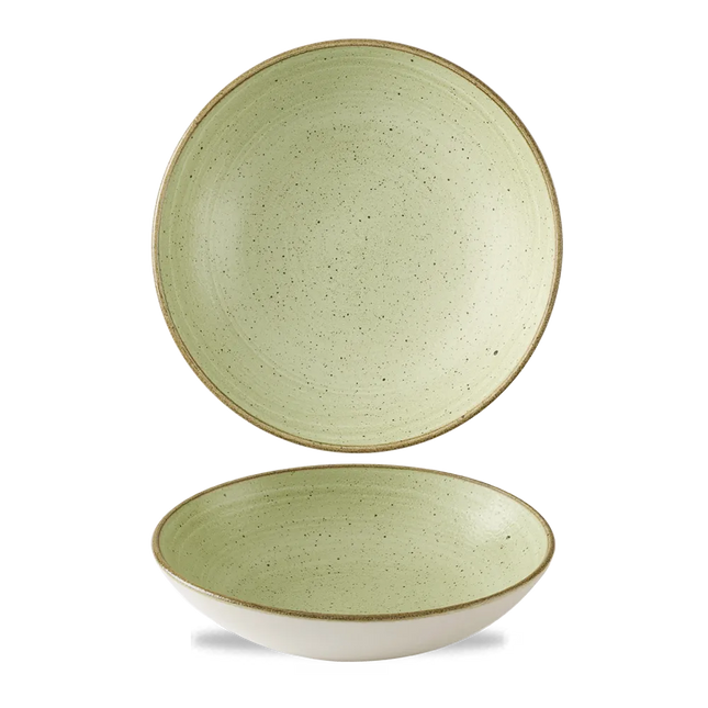 Stonecast Raw Green Coupe Bowl 18.2 cm 12/box