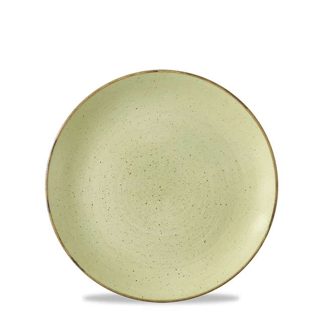 Stonecast Raw Green Evolve Coupe Plate 16.5 cm 12/box