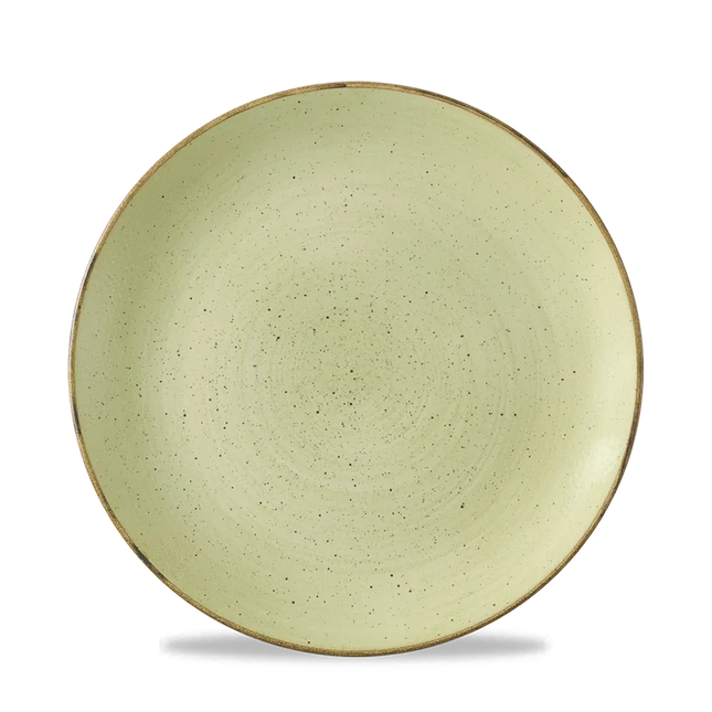 Stonecast Raw Green Evolve Coupe Plate 21.7 cm 12/box