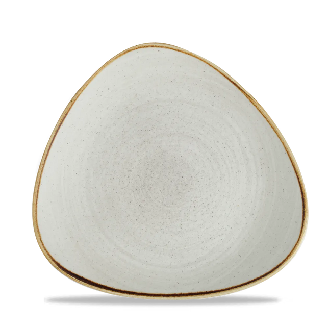 Stonecast Raw Gray Lotus Plate 23cm 12/box