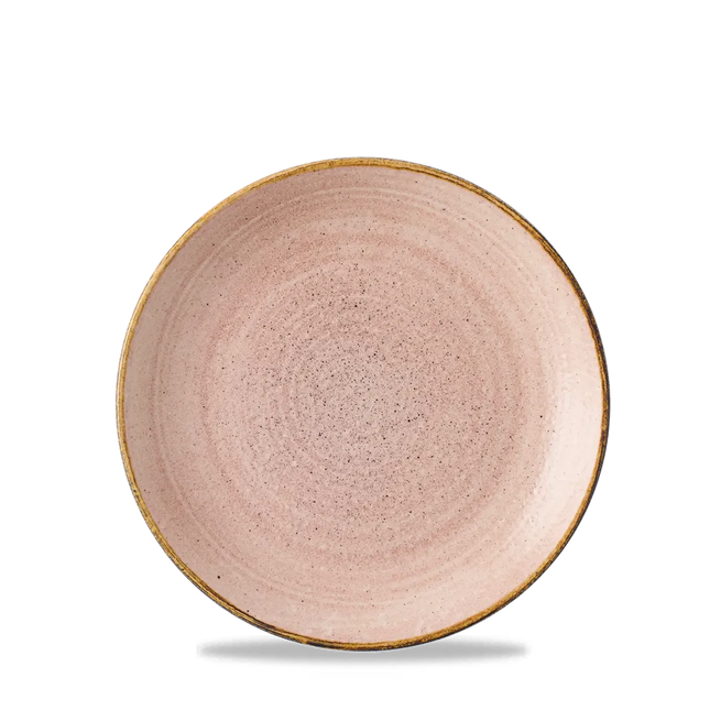 Stonecast Raw Terracotta Evolve Coupe Plate 16.5cm 12/box