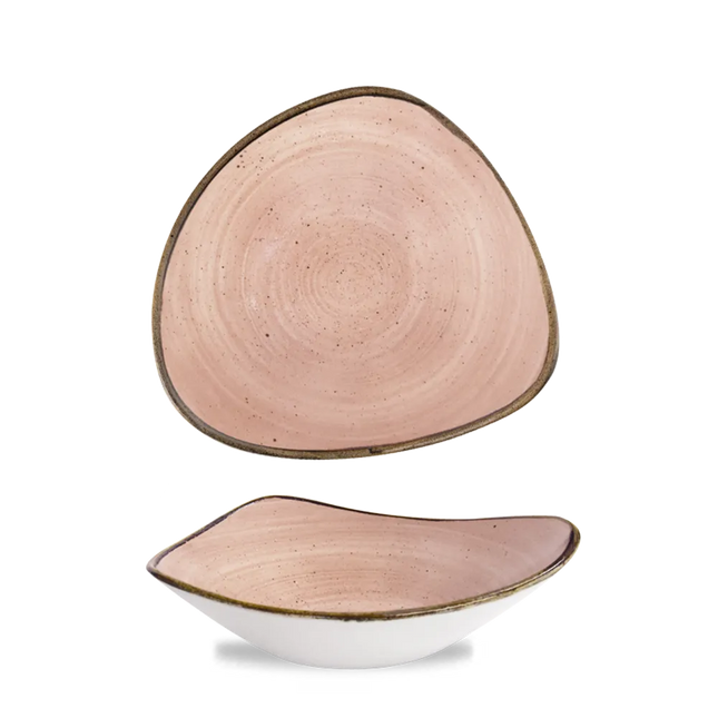 Stonecast Raw Terracotta Lotus Bowl 23cm 12/box