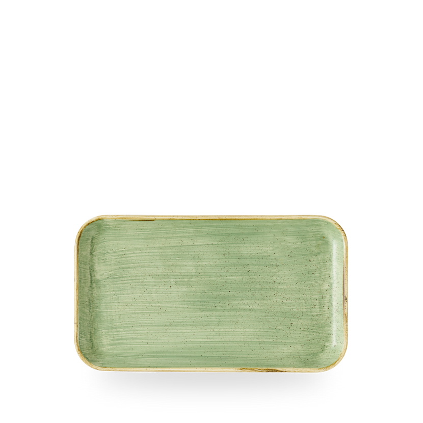 Churchill Stonecast Sage Green rechthoekig bord 26 x 15 cm