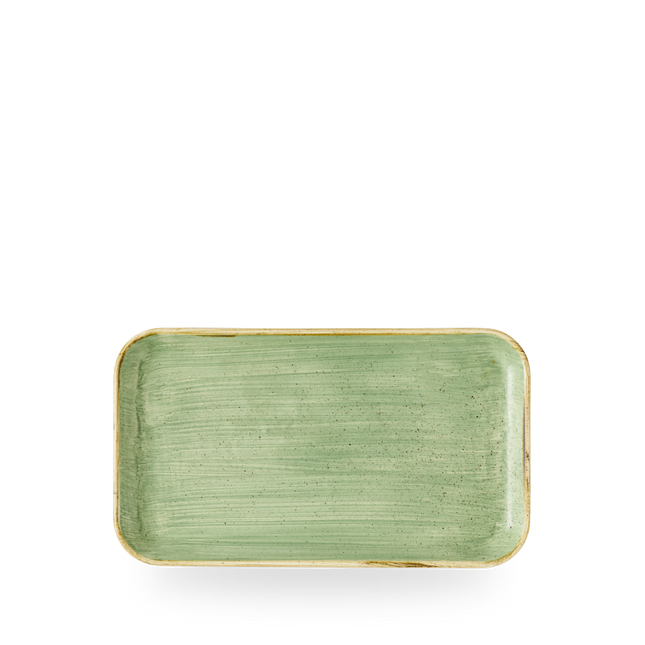 Churchill Stonecast Sage Green rechthoekig bord 26 x 15 cm