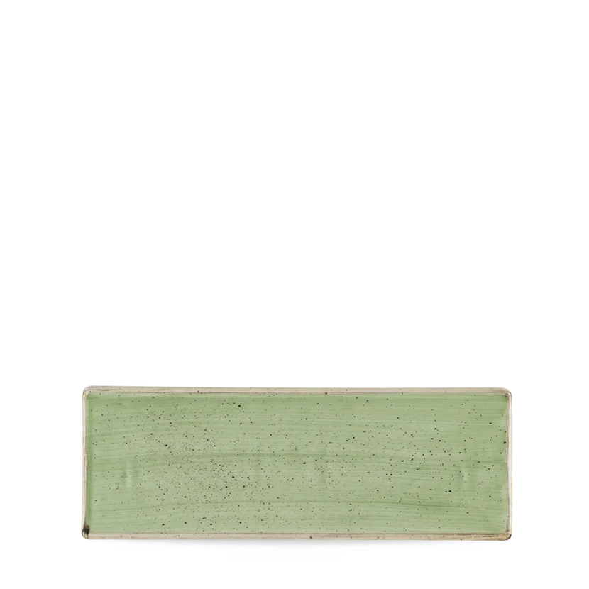 Stonecast Sage Green Oblong Plate 25X9cm 6/box