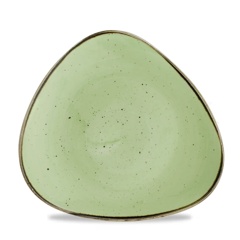 Stonecast Sage Green Lotus Plate 26.5cm 12/box