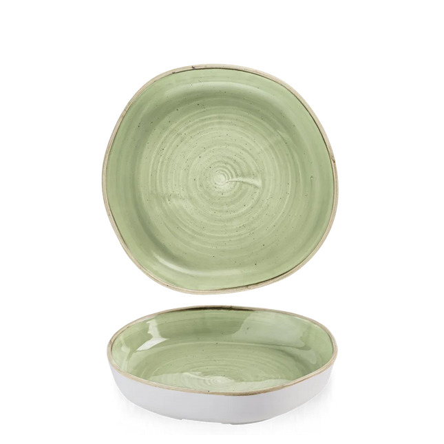 Stonecast Sage Green Walled Bowl 23cm x 4.5cm 6/box