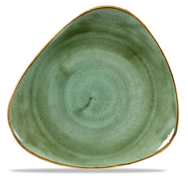 Stonecast Samphire Green Lotus Plate 30cm 6/box