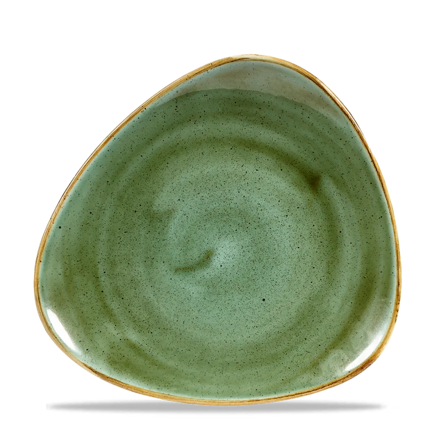 Stonecast Samphire Green Lotus Plate 18cm 12/box