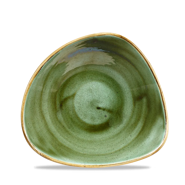 Stonecast Samphire Green Lotus Bowl 23cm 12/box