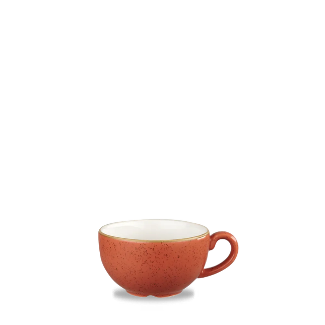 Stonecast Orange Cappuccino Cup 237ml 12/box