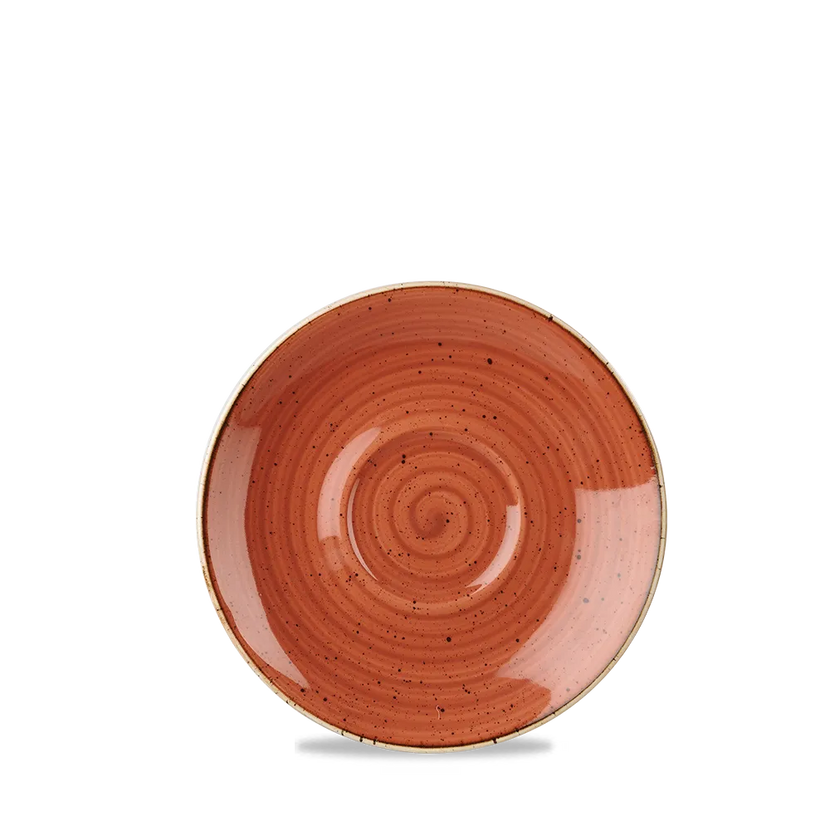 Stonecast Orange Cappuccino Saucer 16cm 12/box