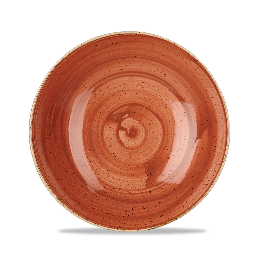 Stonecast Orange Evolve Coupe Bowl 25cm 12/box