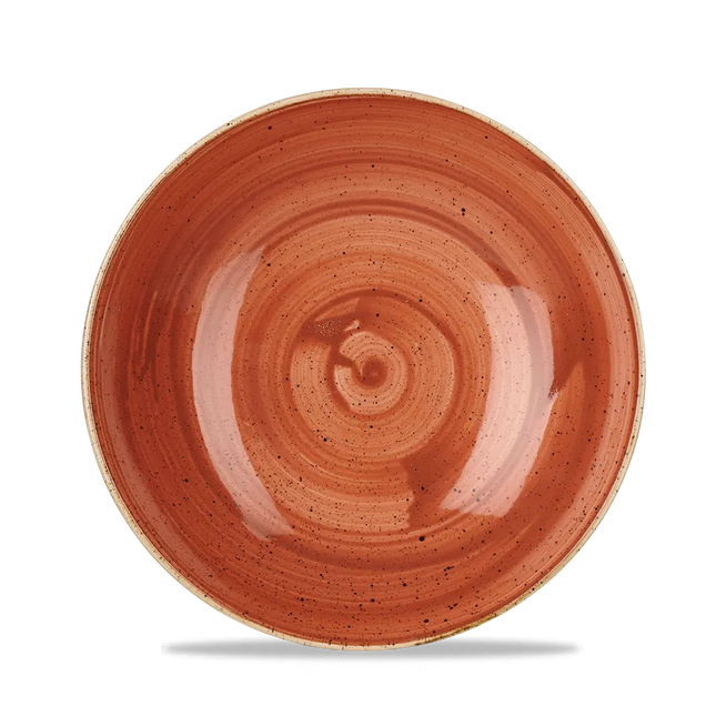 Stonecast Orange Evolve Coupe Bowl 25cm 12/box