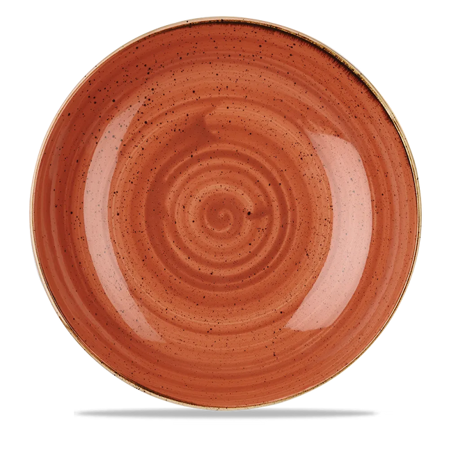 Stonecast Orange Coupe Large Bowl 30cm 6/box