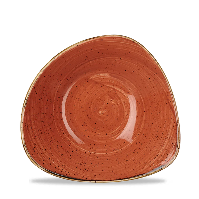 Stonecast Orange Lotus Bowl 18cm 12/box