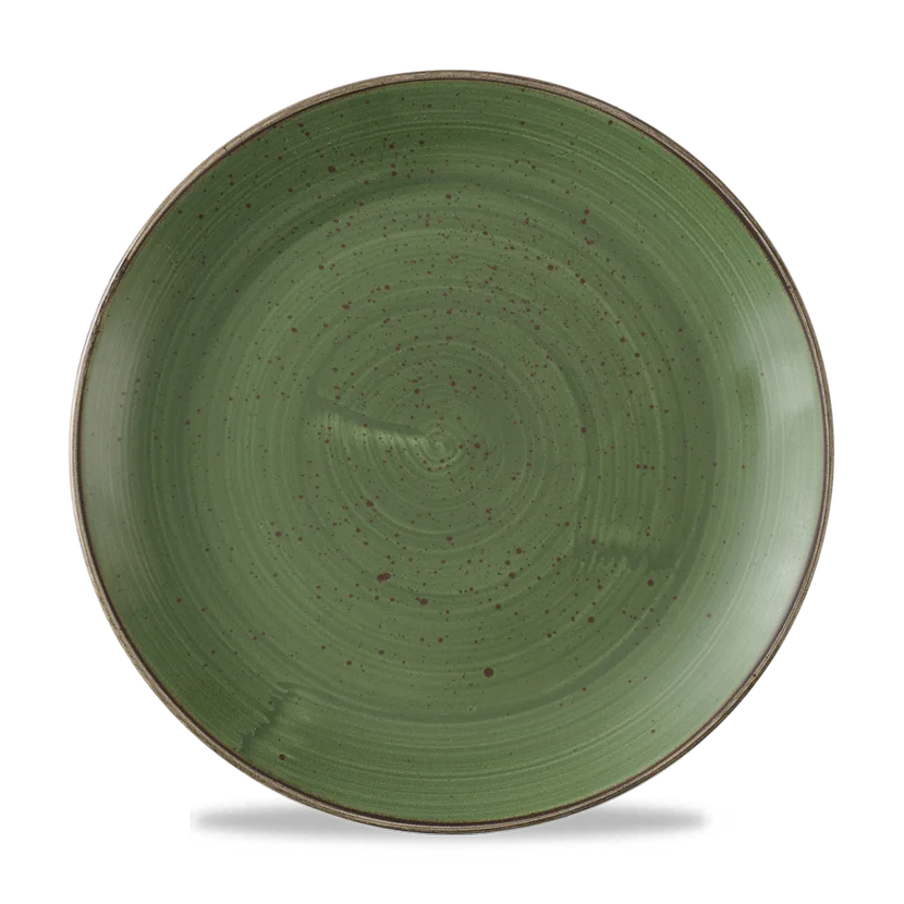 Stonecast Sorrel Green Evolve Coupe Plate 28.8 cm 12/box