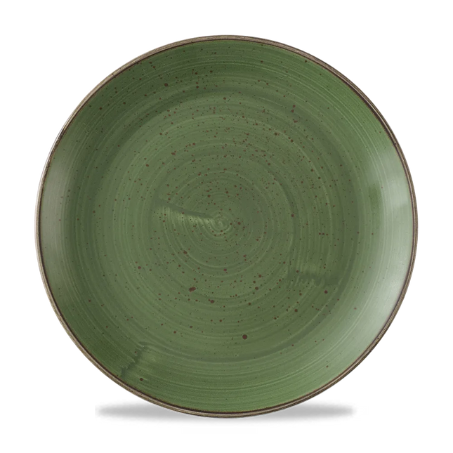 Stonecast Sorrel Green Evolve Coupe Plate 28.8 cm 12/box