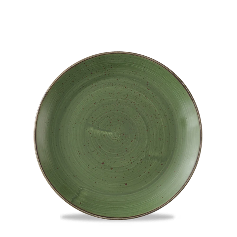 Stonecast Sorrel Green Evolve Coupe Plate 16.5 cm 12/box