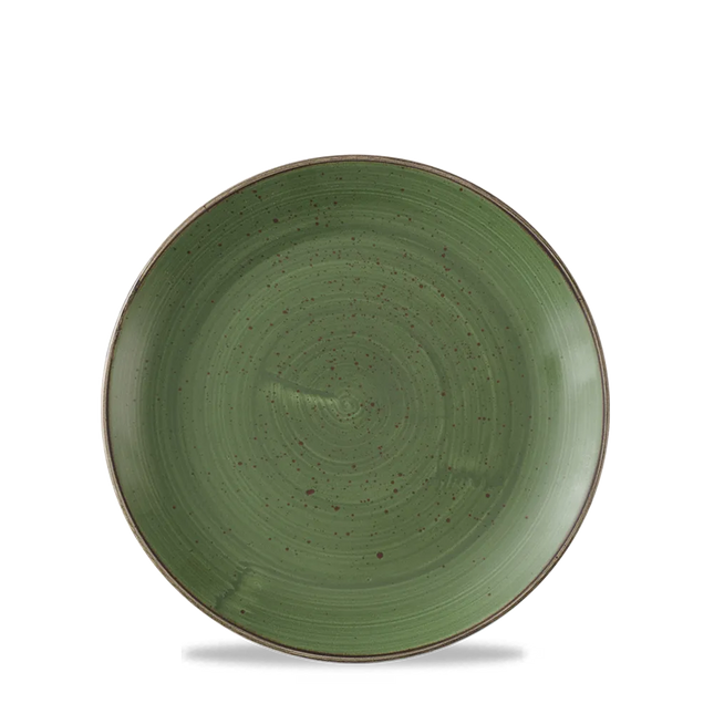 Stonecast Sorrel Green Evolve Coupe Plate 16.5 cm 12/box