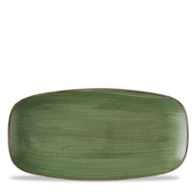 Stonecast Green Chef Oblong Plate 29.8x15.3 cm 12/box