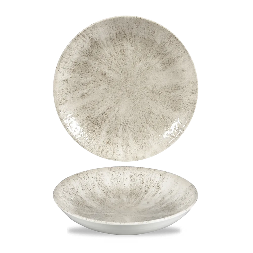 Stone Agate Grey Evolve Coupe Bowl 18cm 12/box
