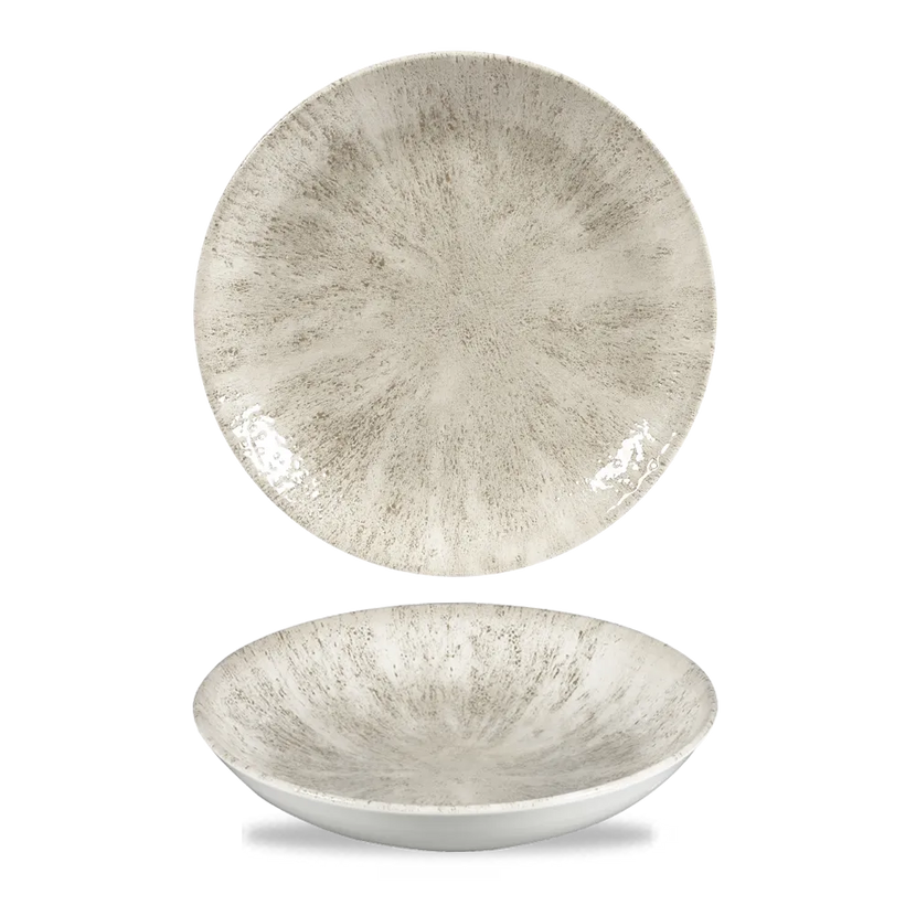 Stone Agate Gray Evolve Coupe Bowl 25cm 12/box