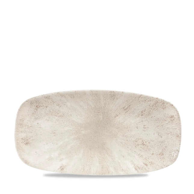 Stone Agate Grey Chefs Oblong Plate 29.8 x 15.3cm 12/box